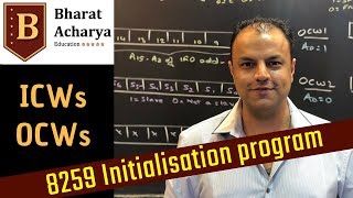 8085  8259 ICWs and OCWs with Initialisation Program  Bharat Acharya Education [upl. by Maddis]