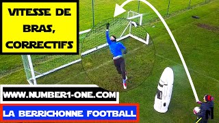 Spécifique gardien de But VITESSE DE BRASCORRECTIFS GOALKEEPER TRAINING La Berrichonne Châteauroux [upl. by Rebe142]