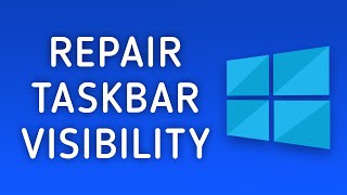 How to Fix Windows 10 Taskbar Not Hiding In Full Screen [upl. by Betsey]