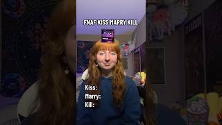 FNAF Fans Introducing FNAF Kiss Marry Kill‼️fnaf fivenightsatfreddys fnafmemes shorts [upl. by Ri]