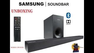 Unboxing e Teste  Soundbar Samsung 130w RMS HW K360 [upl. by Yager84]