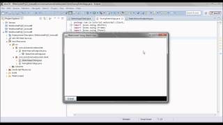 WebSocket Java Swing Sketch App Tutorial Tomcat 8  Java 8 [upl. by Yssis941]