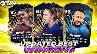 UPDATED⚡️TOP 10 BEST WINGERS IN EA FC 24 ULTIMATE TEAM [upl. by Enaej]