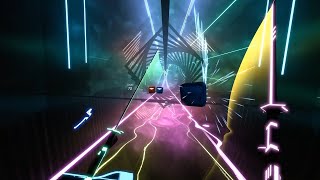 Beat Saber LEFTHANDED  Crystalized Expert  attempt [upl. by Vookles]