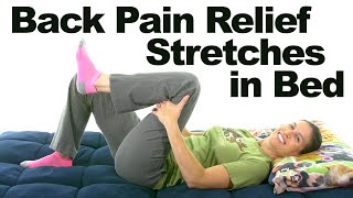 5 Back Pain Relief Stretches You Can Do In Bed [upl. by Evaleen]