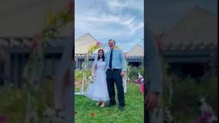 My simple Wedding Ceremony  Ritter park rose garden Huntington West Virginia usa 🇺🇸 wv wedding [upl. by Opportuna]