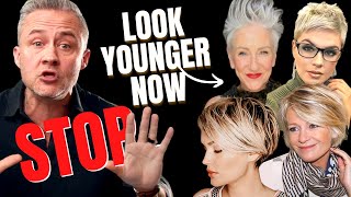 Short Hair Hairstyles for Women Over 50  AGEDEFYING LOOKS youthful antiaging shorthair [upl. by Bael]