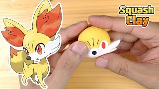 Pokémon Clay art  Fennekin Fire type Pokémon [upl. by Oates822]