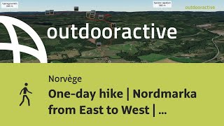 Oneday hike  Nordmarka from East to West  31km [upl. by Zephaniah932]