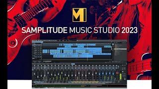 Samplitude Music Studio 2023  Teil 3  Wir machen Musik [upl. by Welcher]