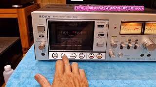 Sony TC K7 tape deck  TUYỆT ĐẸP  HÀNG MỚI VỀ TỪ JAPAN [upl. by Bish]