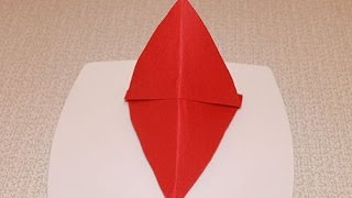 Napkin Folding  The Slide Fold [upl. by Lontson]