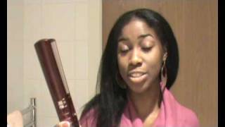 Hair Striaghtener Review  Babyliss Pro 230 Radiance Sleek Prt 1 [upl. by Marti]