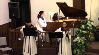 BKBC Choir The First Noel Piano Trio Arr by Andrew Hawryluk [upl. by Lotsirb41]