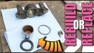 How to Rebuild a Brake Caliper or should you Replace it [upl. by Tonnie552]