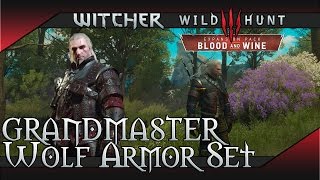 Witcher 3 Blood and Wine  Grandmaster Wolf Wolven Gear Set Location [upl. by Enimzzaj29]