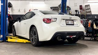 Scion FRS Remark Muffler Delete Sound Clips [upl. by Thomajan]