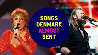 Eurovision Songs Denmark Almost Sent 1957  2023  Second Places in Danish National Finals [upl. by Enined732]