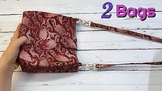 2 Different Bags for Different Occasions Easy Step by Step Tutorial [upl. by Aicetel]