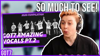 REACTION to GOT7  GOT7  AMAZING VOCALISTS PART 2  2020 COMPILATION by meidit [upl. by Acirahs]