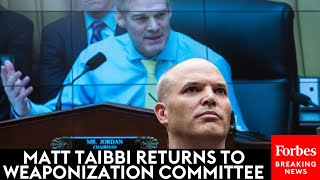 BREAKING Jim Jordan Chairs Weaponization Hearing On Govt Free Speech Suppression Feat Matt Taibbi [upl. by Dahsar]