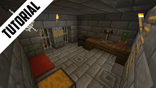 Minecraft How to Build an Igloo Basement Step By Step [upl. by Mcdowell]