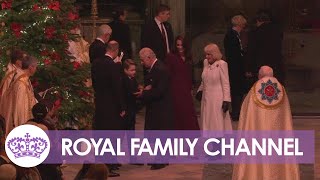 Royal Family Unite at Kate’s Christmas Carol Service [upl. by Krock]