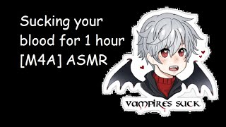 ONE HOUR of Vampire Sucking your Blood ASMR M4A Kissing Mouth Sounds [upl. by Acnayb742]