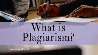 What is Plagiarism  Academic Writing Tutorial [upl. by Togram]