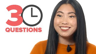 Awkwafina Answers 30 Questions In 3 Minutes [upl. by Tenenbaum32]