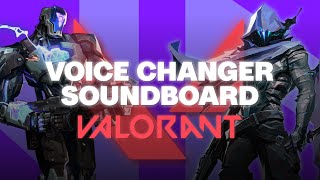 Best Valorant Voice Changer amp Soundboard Tutorial  🔴 EXTRA How to sound like Omen Viper or KAYO [upl. by Arikahc]