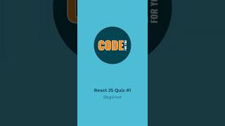 🔥 Reactjs Beginner Quiz 1  Test Your Skills 🧑‍💻💡  CodeForYou [upl. by Mccutcheon]