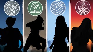 Strongest Benders of Each Element in Avatar Ranked 🪨🌊🔥🌪️ [upl. by Aicilet141]