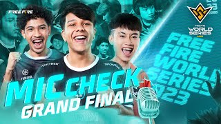 🔥“Break everything”  Mic Check Grand Final  FFWS 2023 [upl. by Dieball]