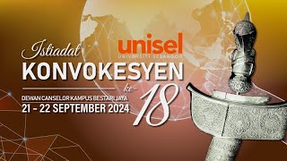 ISTIADAT KONVOKESYEN KE 18 UNISEL SIDANG 3 [upl. by Borden850]