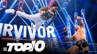 Top moments from Survivor Series 2021 WWE Top 10 Nov 21 2022 [upl. by Tolland]