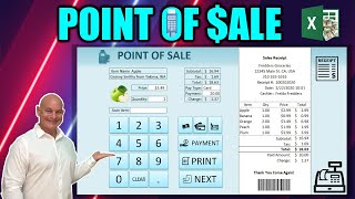 How To Create A Powerful Point Of Sale POS Application In Excel Full Training amp Free Download [upl. by Eiroc]