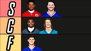 Ranking ALL 32 NFL Starting QBs Tier List [upl. by Theressa893]