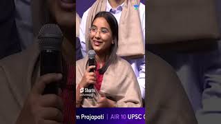 The only strategy every UPSC CSE Aspirant can blindly follow  AIR 10 Aishwaryam Prajapati [upl. by Crowe]