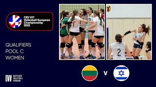 LIVE  Lithuania vs Israel  CEV U17 Volleyball European Championship 2022 [upl. by Benildis]