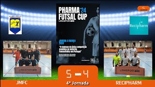 JMFC vs RECIPHARM 54 XXXV Edição Liga Pharma Futsal Linksport 4ªJorn [upl. by Assilram721]