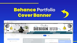 How to design Behance Portfolio Banner  Photoshop tutorial [upl. by Karlie]