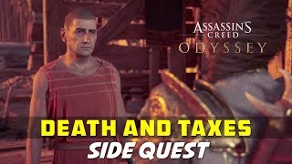 Death amp Taxes Find tax Records  Side Quest  Euboea  AC ODYSSEY [upl. by Ecirehc211]