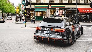 Jon Olsson’s Audi RS6 DTM – most sought after car in the history of Uber Stockholm [upl. by Anilem]