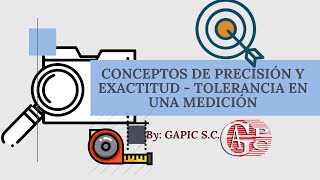 Conceptos de precisión y exactitud  tolerancia en una medición [upl. by Jolee]