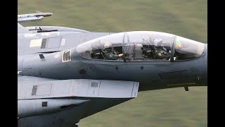 MACH LOOP  F15 STRIKE EAGLES  LOW AND FAST  BRUISER FLIGHT  8TH JULY 2024 [upl. by Kano760]