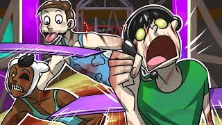 THE MOST DANGEROUS DEATHRUN  Ben amp Ed Blood Party Funny Moments [upl. by Noraj]