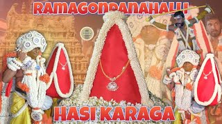 RAMGONDANAHALLI HASI KARAGA 2024  SRI DHARMARAYA SWAMY TEMPLE KARAGA MAHOTSAVA 2024  templemonk [upl. by Bridgette]