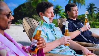 Corona beer 2023 NEW TV commercial during NBA Finals with Snoop Dogg Andy Samberg and Eli Manning😆 [upl. by Annaegroeg436]