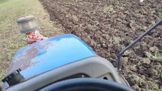 New Holland 4510 power with cultivator hard soil [upl. by Richard]